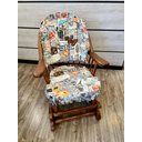 Ver imagem 3 de Cadeira de Balanço Jornal 90/40 X 60 X 50 - Moveis de Gramado