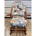 Ver imagem 1 de Cadeira de Balanço Jornal 90/40 X 60 X 50 - Moveis de Gramado