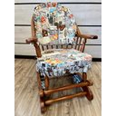 Ver imagem 2 de Cadeira de Balanço Jornal 90/40 X 60 X 50 - Moveis de Gramado