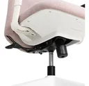 Ver imagem 5 de Cadeira de Escritório Diretor Nr17 Ergonômica Milano Confort Linho Rosa