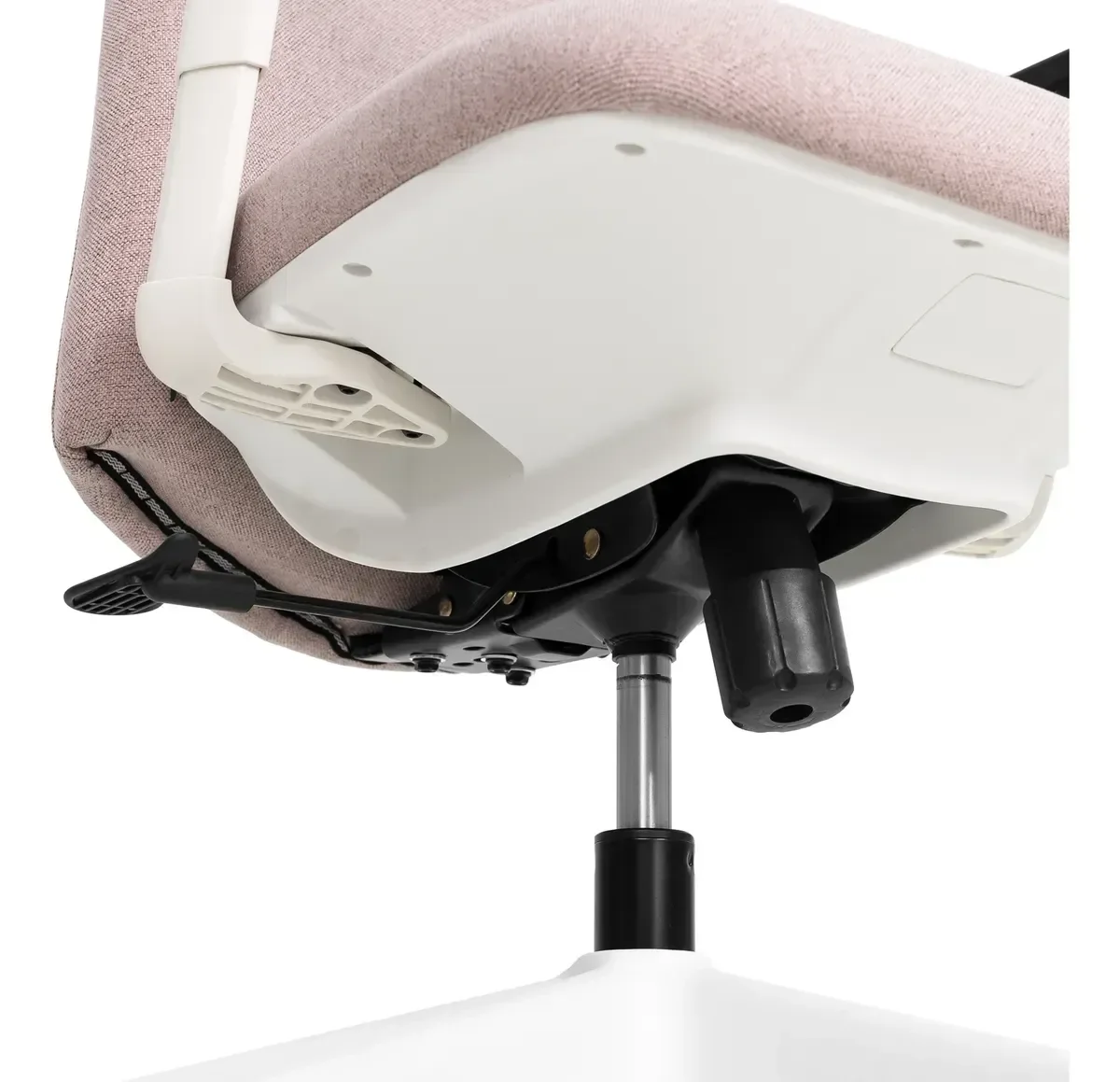 Ver imagem 5 de Cadeira de Escritório Diretor Nr17 Ergonômica Milano Confort Linho Rosa