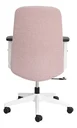 Ver imagem 4 de Cadeira de Escritório Diretor Nr17 Ergonômica Milano Confort Linho Rosa