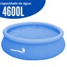 Piscina com Borda Inflável Redonda 4600 Litros 3m X 76cm Azul + Bomba de Ar Importway Iwpbic4600 - 4