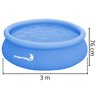 Piscina com Borda Inflável Redonda 4600 Litros 3m X 76cm Azul + Bomba de Ar Importway Iwpbic4600 - 2