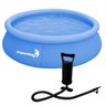 Piscina com Borda Inflável Redonda 4600 Litros 3m X 76cm Azul + Bomba de Ar Importway Iwpbic4600 - 1
