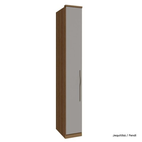 Modulado 01 Porta 245cm com Prateleira Setiba Rimo - Jequitibá/fendi