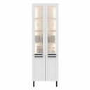 Ver imagem 6 de Cristaleira em MDF com 4 Portas 2 em Vidro e LED Interno 70cm Grazi Tecnomobili