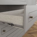 Ver imagem 7 de Guarda-roupa Juvenil 4 Portas 4 Gavetas Americano