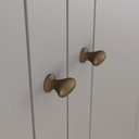 Ver imagem 5 de Guarda-roupa Juvenil 4 Portas 4 Gavetas Americano