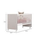 Ver imagem 4 de Berço Grade Fixa Doce Sonho Reto 95,0cm X 132,4cm X 64,0cm