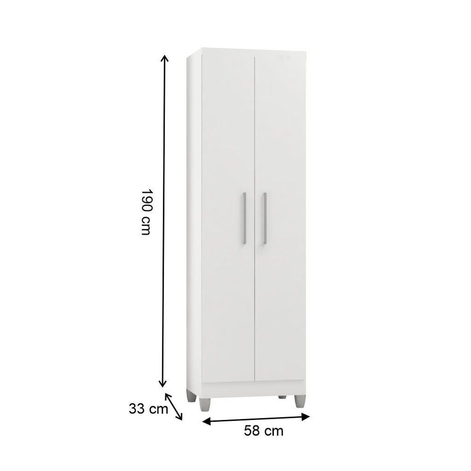 Armário Multiuso 190cm X 58cm Dalila | MadeiraMadeira