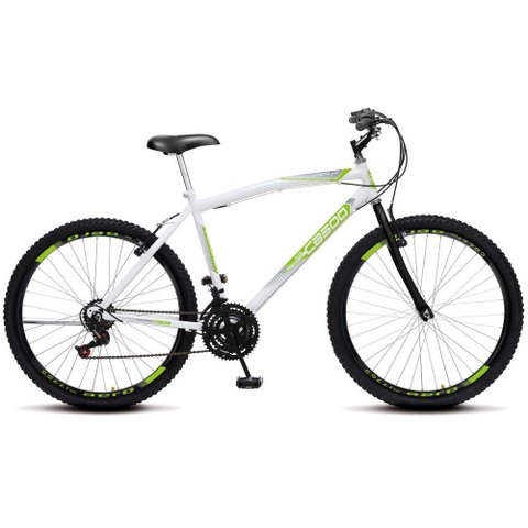 Bicicleta Cazelle Cb 500, Aro 26 Comum Natural, 36 Raias, 18 Marchas, Freios V-brake e Suporte de Gu