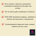 Ver mais imagens de Quit 4 Prateleiras Banheiro Nicho Lavabo Parede Mdf Madeira