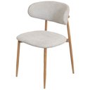 Ver imagem 1 de Cadeira Alba Base Clara - Bege