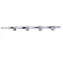 Ver imagem 1 de Kit Trilho Eletrificado Poptem 1M Com 4 Spots Led Branco De Teto/Parede 7W 3000K