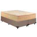 Ver imagem 1 de Cama Box Queen: Colchão Molas Paropas MasterPocket Ensacadas Star Dream + Base CRC Linhão Bege(158x1