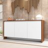 Balcão Aparador Buffet 3 Portas Madrid C14 Cedro/branco - Mpozenato - 2