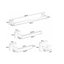 Ver imagem 3 de Kit Acessórios Banheiro Inox 304 Dourado Luxo 4 Peças