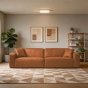 Ver imagem 3 de Sofá 3 Lugares 208cm Living Sala de Estar Murilo Sintético PU K01 - D'Rossi