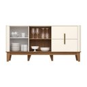 Ver imagem 4 de Buffet Rael para Sala de Jantar 2 Portas 2 Gavetas Retrô