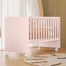 Berço Grade Fixa Doce Sonho Reto 95,0cm X 132,4cm X 64,0cm - 2