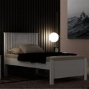Ver imagem 1 de Cama Solteiro Milano, para Colchão no Tamanho 88x138 cm Branco