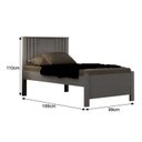 Ver imagem 3 de Cama Solteiro Milano, para Colchão no Tamanho 88x138 cm Branco