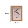 Porta-retrato Nuts de Mdf 15x 20cm Lyor - 6