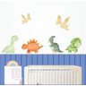 Adesivo de Parede Dinossauro Cute Aquarela - 1