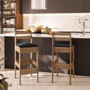 Ver imagem 2 de Conjunto com 02 Banquetas Gourmet Cedro Gold 11c
