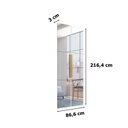 Ver imagem 3 de Kit de Espelho para Guarda Roupa Canadá Branco