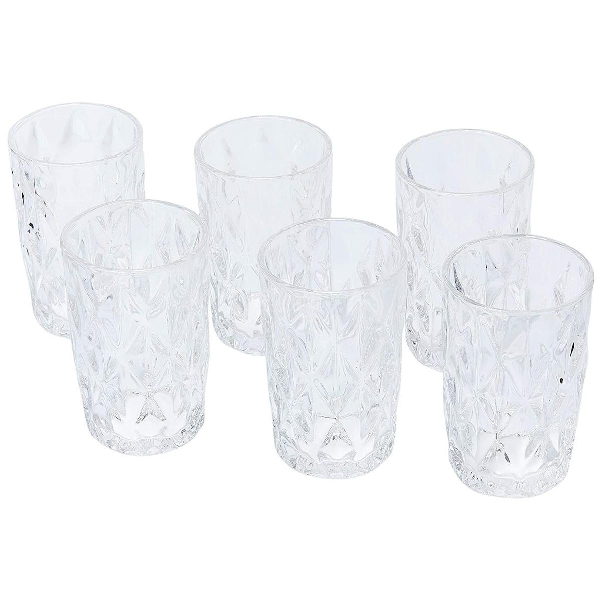 Jogo 06 Copos Altos Diamond Transparente Lyor Copd-340tr Incolor - 2
