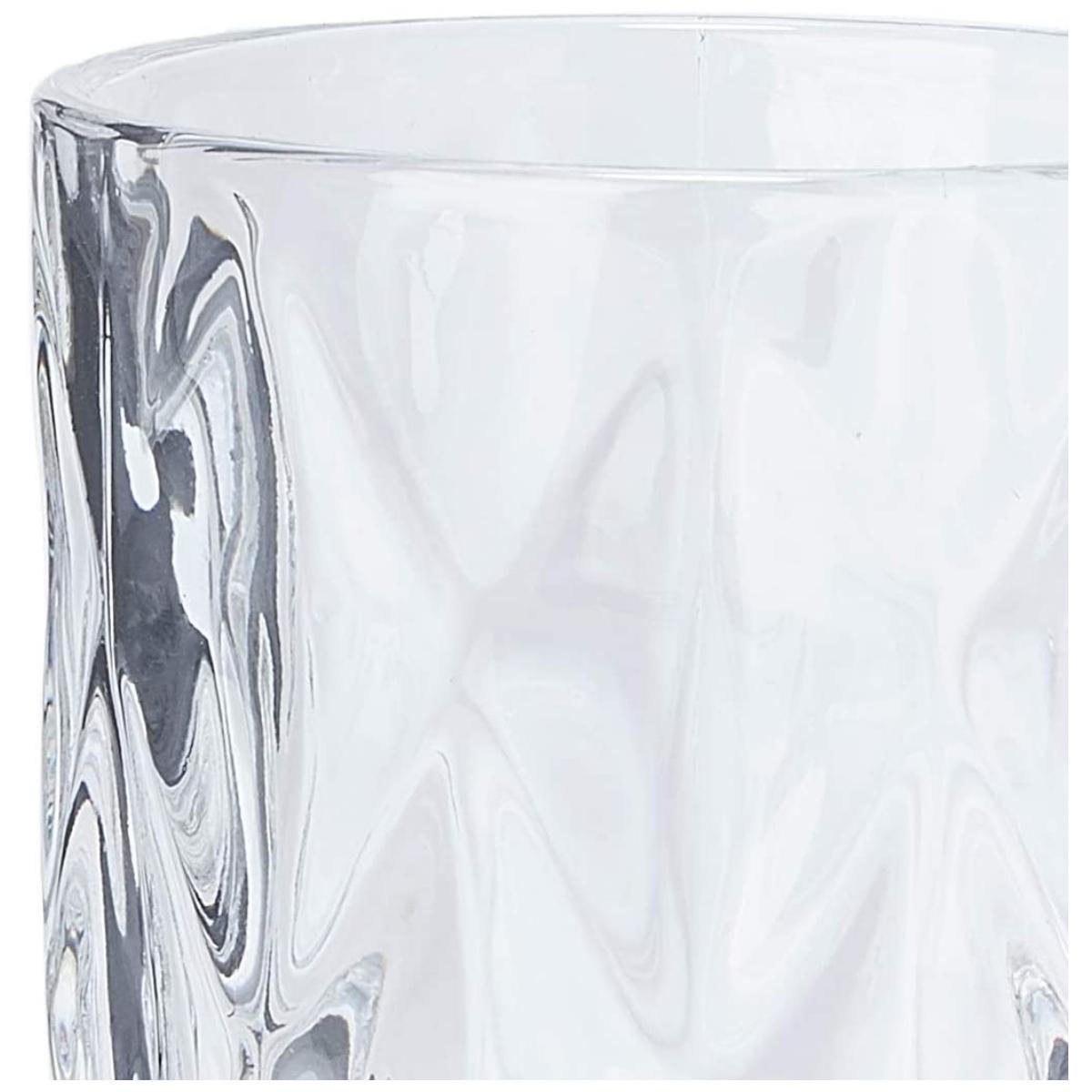 Jogo 06 Copos Altos Diamond Transparente Lyor Copd-340tr Incolor - 3