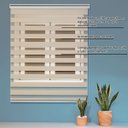 Ver imagem 3 de Persiana Rolo Zebra Standard 1,40 X 1,60 Branco Double Vision Branco