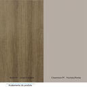 Ver imagem 5 de Guarda Roupa Modulado 90cm 2 Portas e 4 Gavetas Paris Luciane Móveis