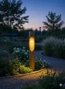 Ver imagem 2 de Kit 4un Balizador em Eucalipto Luminária LED de Jardim 70x10 Marrom
