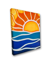 Ver imagem 5 de Mini Quadro Decorativo de Sol Estilizado Pintados a Mão em Acrílico Medindo 30x25cm