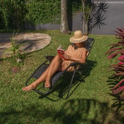 Cadeira Sevilha Reclinável Preta MOR - 10