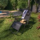 Ver mais imagens de Cadeira Sevilha Reclinável Preta MOR