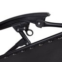 Ver imagem 6 de Cadeira Sevilha Reclinável Preta MOR