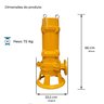 Bomba Submersível Trituradora Drenagem Tsbt 10,0 Cv Thebe Ip68 Trifásico 220v - 3