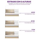 Ver mais imagens de Berço Cama Multifuncional Auri com 2 Gavetas e Cama Auxiliar Casatema MadeiraOriginals Branco/Carval