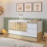 Berço Cama Multifuncional Auri com 2 Gavetas e Cama Auxiliar Casatema - 2