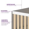 Berço Cama Multifuncional Auri com 2 Gavetas e Cama Auxiliar Casatema - 9