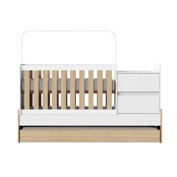 Berço Cama Multifuncional Auri com 2 Gavetas e Cama Auxiliar Casatema - 16