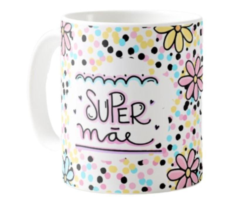 Caneca Dia Das Mães Super Mãe 325Ml Mod 2 - 1