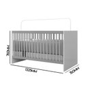 Ver imagem 3 de Berço para Quarto Infantil Lua 76x132,5x76 Cm