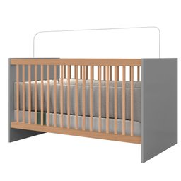 Berço com Grade Fixa Lua 132,5x76x76 Cm - 2