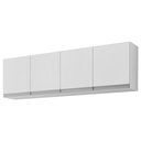Ver imagem 1 de Armário de Cozinha Aéreo Andréia 150cm 4 Portas Branco - Desk Design