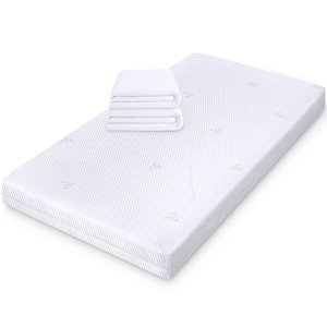 Kit 2 Capa Protetor Impermeável de Colchão de Bebê 100 Silencioso de Malha Premium 130x60cm - Bf Col